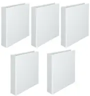 5 Pack - A4 - Deli - Clearview Insert Binder A4 38mm 4D White