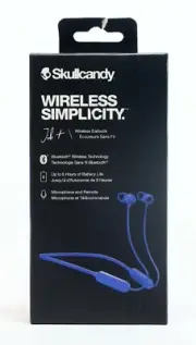 Skullcandy Jib+ Wireless Earbuds Headphones - Blue (S2JPW-M101)