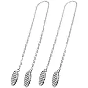 2 Pcs Napkin Chain Napkin Holder Napkin Clips Chain Flexible Lanyard Neck Strap for Seniors Older A