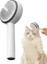 Pet Spray Hair Removal Comb,Self-Cleaning Anti-Static Cat Brush with Steam | Electric Grooming Tool for Long Short Hair Puppy Kitten Animals