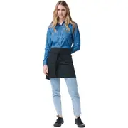 Archie Cotton Apron Waist Apron - Black