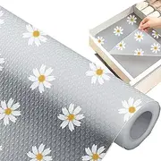 Shelf Liner Cabinet Liner,Waterproof No Warping Shelf Liners Drawer Liners | Wear-Resistant Anti-Scratch Cabinet Liner for Kitchen Cabinets Cupboard Bathroom