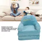 (4 Layer)Foldable Kids Sofa Kids Sofa Couch Comfy 2 In 1 Flip Open Couch Slee A