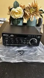Woopker AK45Pro Stereo Receivers Amplifier Home Audio, BT & Remote Control New