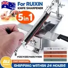 Pro Fixed-angle Knife Sharpener Kitchen Sharpening System&4x Grindstones Kit AU