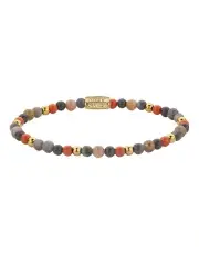 [Rebel & Rose] Warm Winter Wishes 18 Ct Gold Plated Bracelet 4mm in Assorted