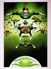 The Green Lantern Annual #1 COVER DC Comics Poster 12x16 Jae Lee