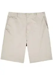 Calvin Klein Stretch-cotton Shorts - Beige - M M