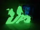 Up GITD Display Sign Glow in the Dark