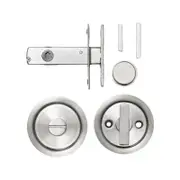 Lemaar Satin Stainless Steel Round Cavity Slider