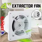 4" INCH Ventilation Extractor Exhaust Fan Blower Window Wall Kitchen Bathroom L