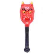 5PC Halloween Pumpkin Ghost Magic Wand Luminous Witch Wand Funny Horror Scene Layout Children Toys Sharp-horned ghost magic wand