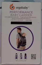 New! 100% Authentic! Ergobaby Performance Collection Carrier, Charcoal Grey