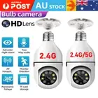 1080P 360° E27 Light Bulb Camera 5G Wi-Fi IR Night Smart Home Wireless Security
