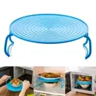 4 In 1 Microwave Plastic Stand Shelf Mini Heating Food Tray Cooling Rack Kitchen