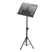 Gravity NS411 Black 120cm Classic Music Stand Steel Holder Storage Tripod Mount