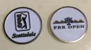 New - TPC Scottsdale / FBR Open 2 Sided golf ball Marker