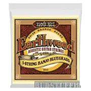 Ernie Ball 2063 Earthwood 5-String Bluegrass Banjo Strings Loop End 9-20