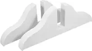 COMNESTBI 2Pcs Room Divider Stand Screen Support Base with Unique Design for Home Office Library and Classroom Versatile Partition Holder for Aesthetic and Practical Use
