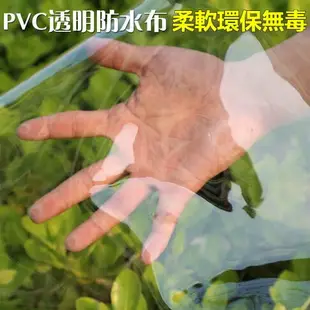 【可打統編】防雨布 透明篷布 遮雨PVC防水布料 陽臺擋風塑料布防曬加厚帆布油布