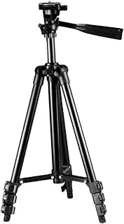 LALAFINA 1pc Aluminum Alloy Tripod Mobile Broadcast Rack Versatile Camera Phone Holder Stand for Tabletop Use Durable Design for Live Streaming Photography Black