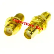 SMA female to SMA female nut bulkhead panel mount Lot RF connector Adapter