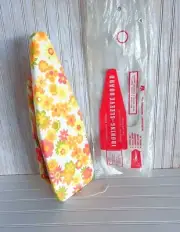 Vintage Portable Ironing & Sleeve Board Flower Power Mod NEW