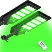 Hog Lights 2Pack Green Hunting Light for Night Hunting, Solar Hog Light 20000LM,
