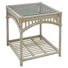 DENIZE NATURAL RATTAN SIDE TABLE/LAMP TABLE