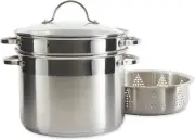 RSVP STAINLESS STEEL 8 QUART MULTI-COOKER