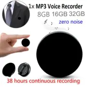 Mini Voice Activated Recorder Digital Recording Hidden Listening Device 8-32GB