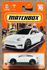 Matchbox 2023 70 Years #89/100 Tesla Model Y #HKW54 1:64 Scale Die-cast