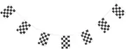 HONMEET Racing Flag Polyester Banner Checkered Flag for Racing Car Parties Birthday Decor Outdoor Decorations