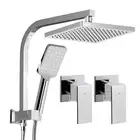Cefito WELS 8'' Rain Shower Head Taps Square Handheld High Pressure Chrome NEW