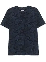 [Etro] Etro-T-Shirt In Cotone Paisley Maxi Fiori-Uomo L