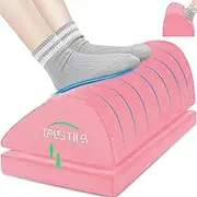 TALSTILA Foot Rest for Under Desk at Work With Warm Pocket - Ergonomic 2 Adjustable Heights for Office Chair - Back & Leg Pain Relief