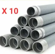 MX6, MX8 , T3, T5 - 10 X 1M HOSES - ZODIAC / BARRACUDA POOL CLEANER - GREY