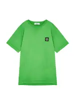 Stone Island Kids Logo Cotton T-shirt (10-12 Years) - Green - 10 Years 10 years