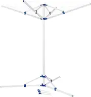 cartrend Aluminium Rotary Clothes Dryer with Tripod, Silver