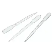 ASR Outdoor 50 Pack 3ml 5.5" Inch Pipette Droppers for Gold Panning Dredging