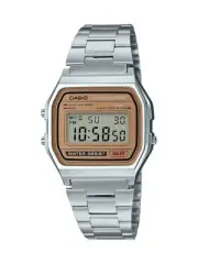 Casio A158WEA-9 Men's Silver Classic Digital Bracelet Watch