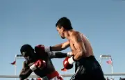 Jeff Fenech Lands A Punch Against Azumah Nelson Old Boxing Photo