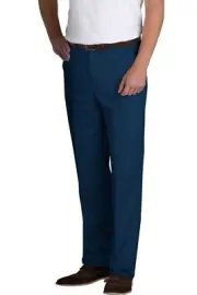 School Apparel A+, Men's Flat Front Pants, NWT, Navy, Style# 7021M