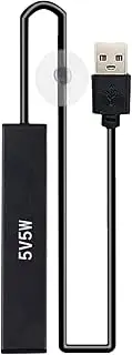Compact Fish Tank Heater - Submersible Aquarium Heater, Glass Fish Tank Heater | 5W, 10W Compact Turtle Heater Aquarium Heater, Fish Tank Heater Preset Heater For Tropical Fish Water Plants Turtles