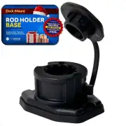 Fishing Rod Holder Boat Mount - Deck Mount with Spring-Loaded Locking Mechani...