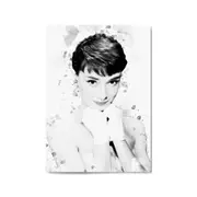 Audrey Hepburn Fashion Minimal Bedroom Wall Art #6
