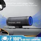 Car Air Purifier Negative Ion Cleaner USB Aromatherapy Dual Fan Air Freshener