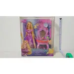 BARBIE 芭比 樂佩公主梳妝台套組 迪士尼之魔髮奇緣 TANGLED RAPUNZEL V1302 DISNEY配件