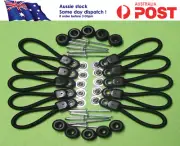 bunji / bungee loops + buttons 10pk Ute Boat Tonneau Marine repairs set NO TOOL
