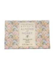 New Crabtree & Evelyn Duo Soaps Almond & Honey+Oatmeal/Wheatgerm 7 oz